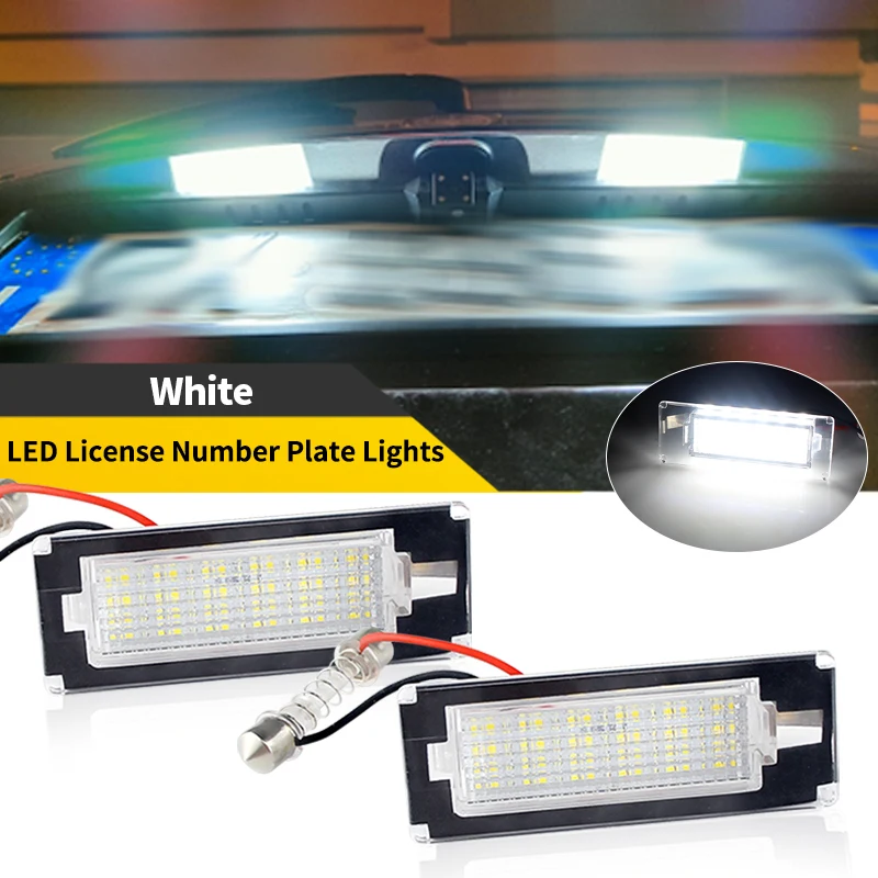 2 unidades # 1307272070   Luzes led da placa de identificação brancas para citroen jumper fiat ducato peugeot boxer ônibus kasten acessórios para carro