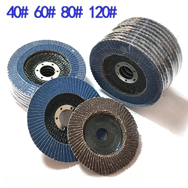 Discos de Lijado de 125 mm (5 Pulgadas), Discos Abrasivos para Amoladora Angular, Disco de Metal Diamantado para Fresado 40 60 80 120