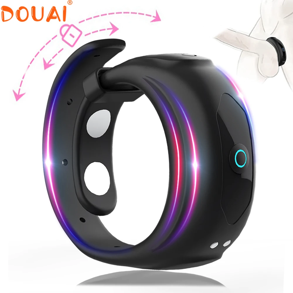 Sexy Toys Cockring Vibrator for Men Couple Rings Vibrating Penis Rings Adjustable Delay Ejaculation Sex Toys for Adults 18