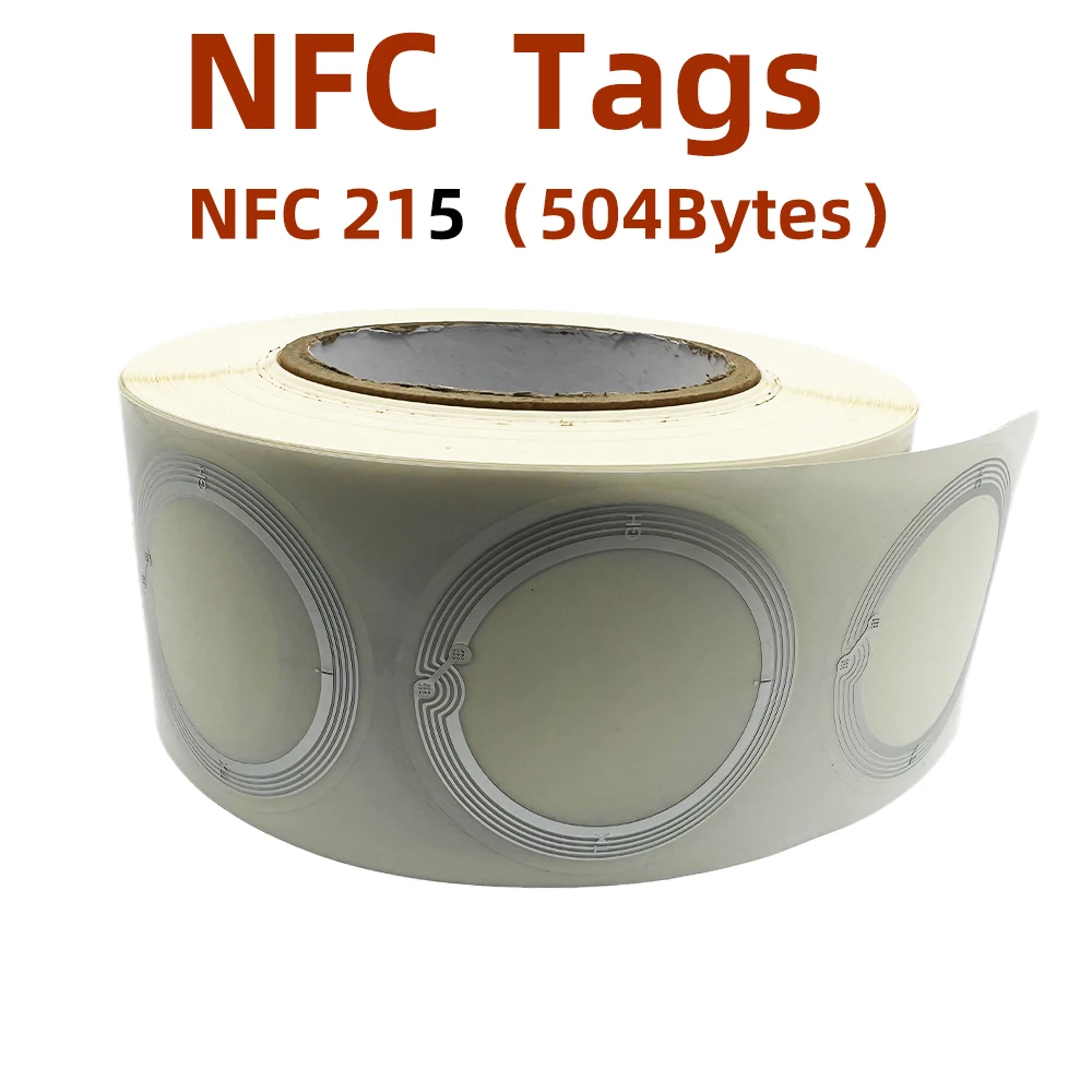 

NFC Stickers NT-AG 215 RFID Tags 13.56MHz Diameter 60MM large Size Better Sensing Distance Anti Metal interference NFC Tags