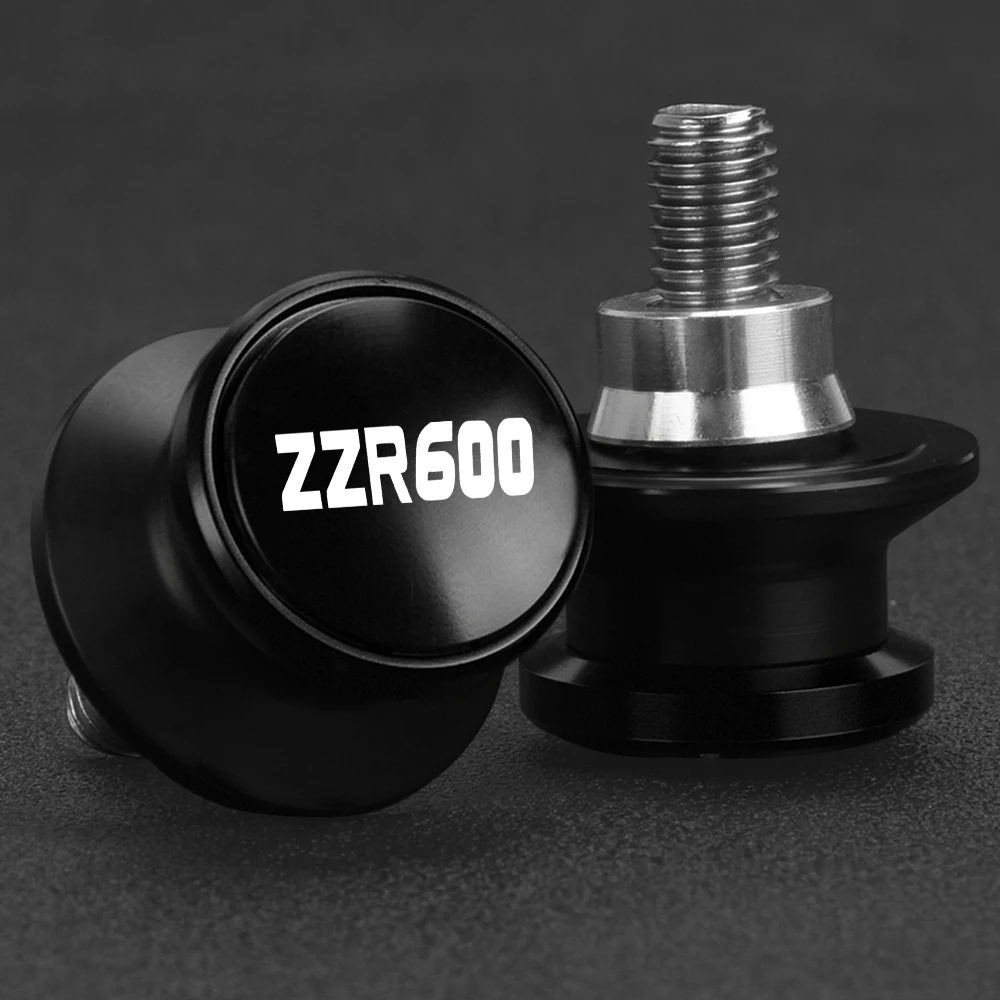 

Motorcycles For KAWASAKI ZZR600 1990 1991-2004 2005 2006 2007 2008 2009 2010 2011 8MM Swingarm Spools Rear Stand Screws Sliders