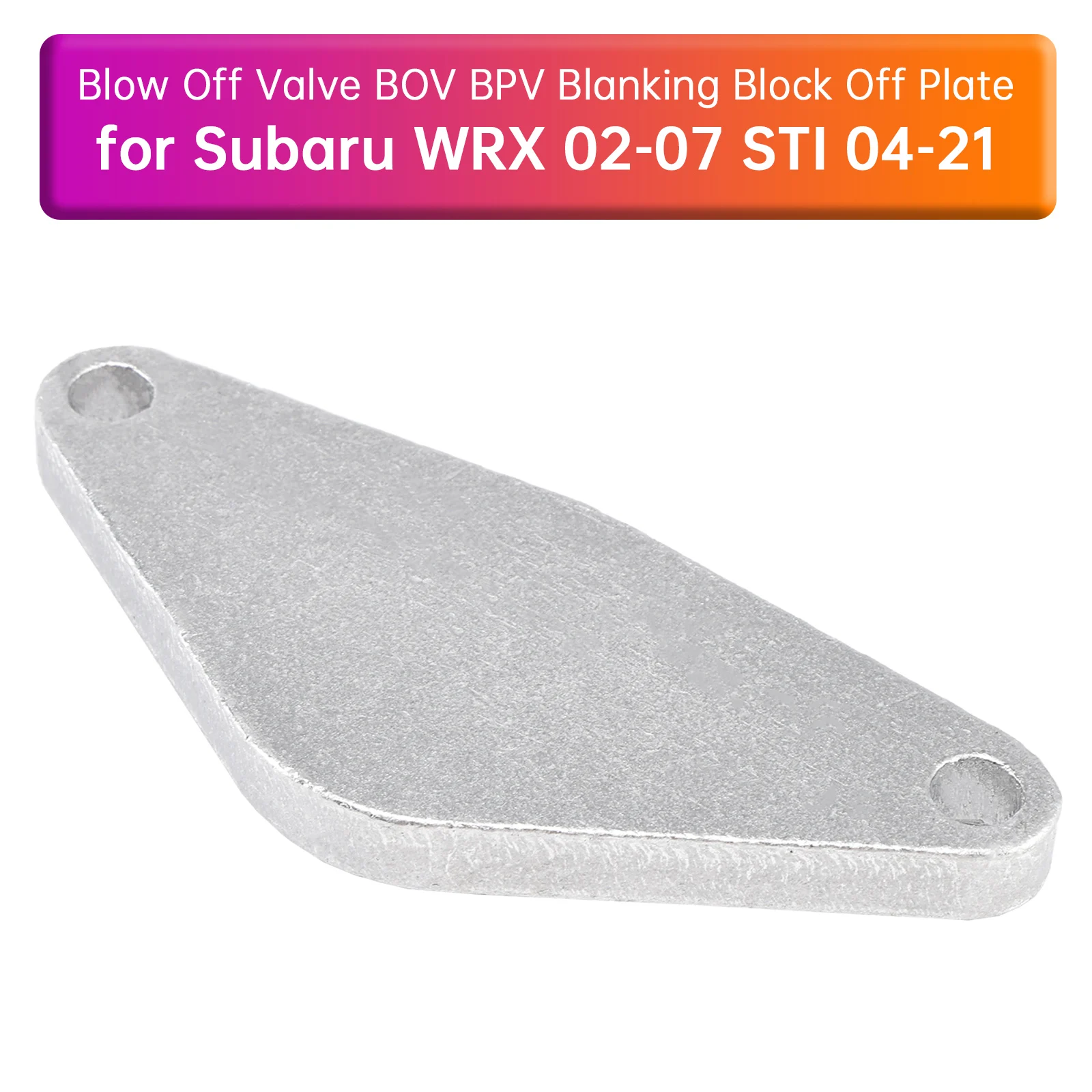 Topteng Blow Off Valve BOV BPV Blanking Block Off Plate for Subaru WRX 2002-2007 STI 2004-2021 Forester XT 2006 - 2008