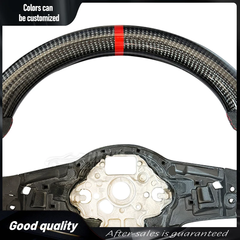 Carbon Fiber Steering Wheel Suitable For Vw Golf 7, 7.5, GTI, Mk7, Can Be Equipped With Carbon Fiber Frame,Car Accessories