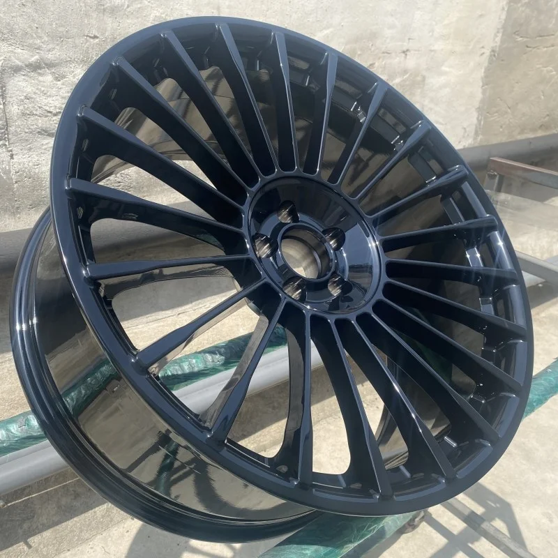 18-24 Polegada preto falou forjado liga de alumínio jantes rodas 5 furos pcd 5x1 0/5x114.3 para bmw para benz para audi carros de passageiros