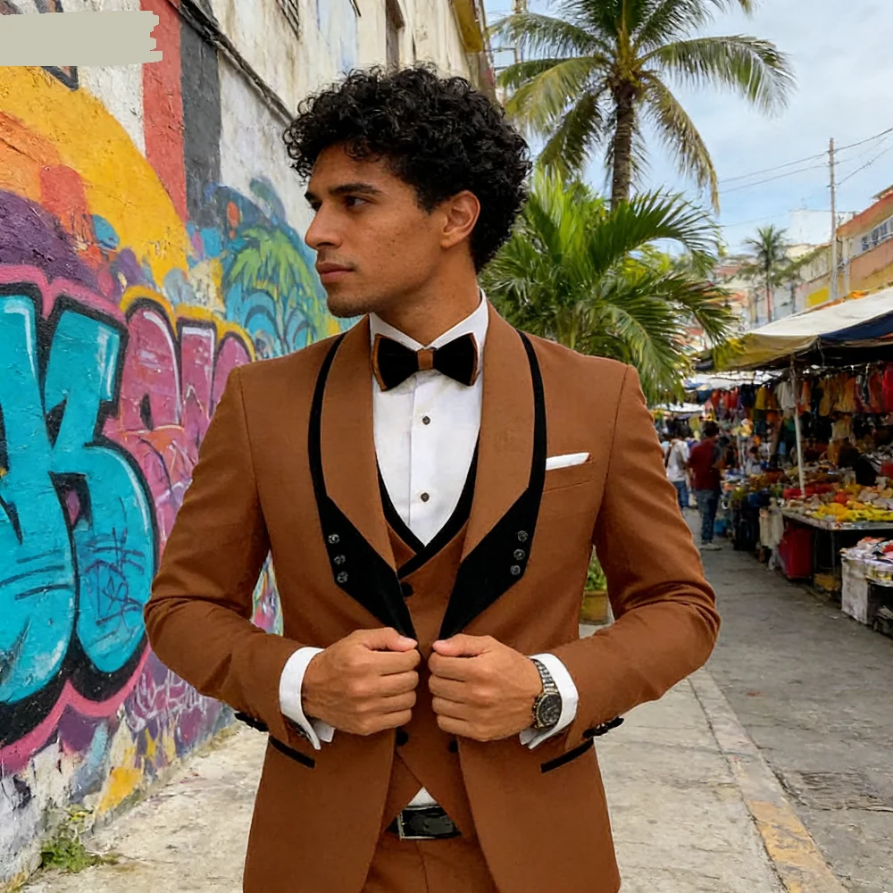 

Formal Groom Tuxedo for Men, Shawl Lapel, Prom Party Dress, Latest Coat, Vest, Pant Designs, Royal Blue