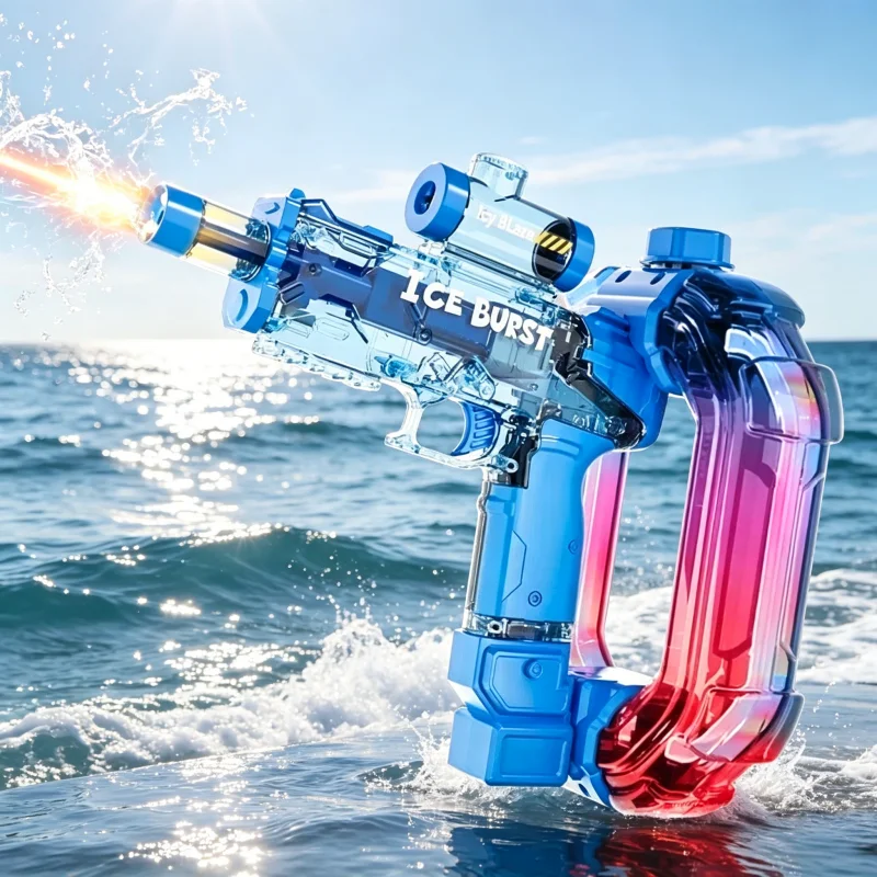 

Electric Water Gun Large Capacity Continuous Water Spray Long Range Firing Boys Girls Outdoor Pool Fighting Game