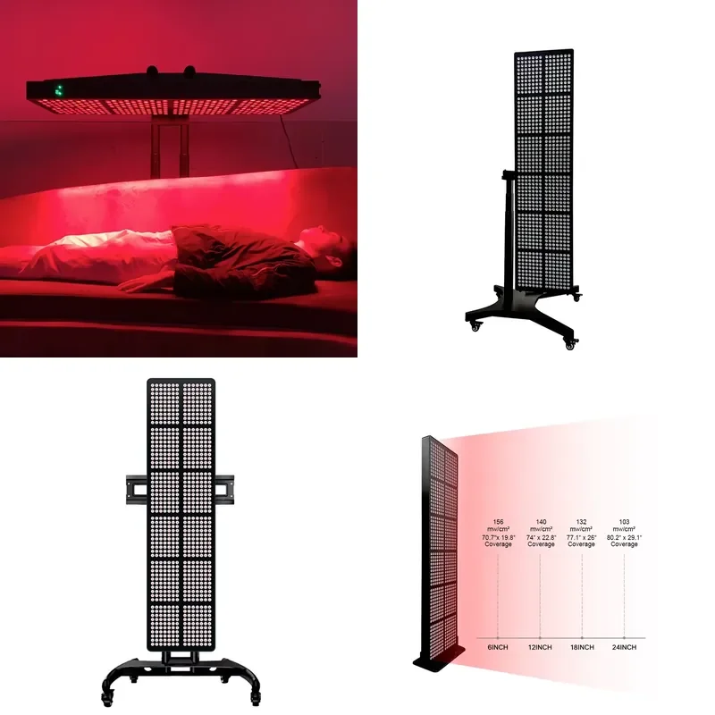 for OEM ODM Medical 3600W LED Panel Device Infrared Light for Face Body Red Light Therapy Standing United States European