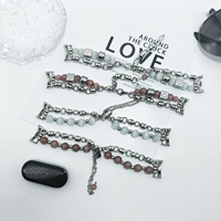 Cat's Eye Stone Stainless Steel Bracelet Strap for Xiaomi Band 10 8/9/Pro for Redmi Watch 4 5 for Huawei Band 8/9/10 Universal18