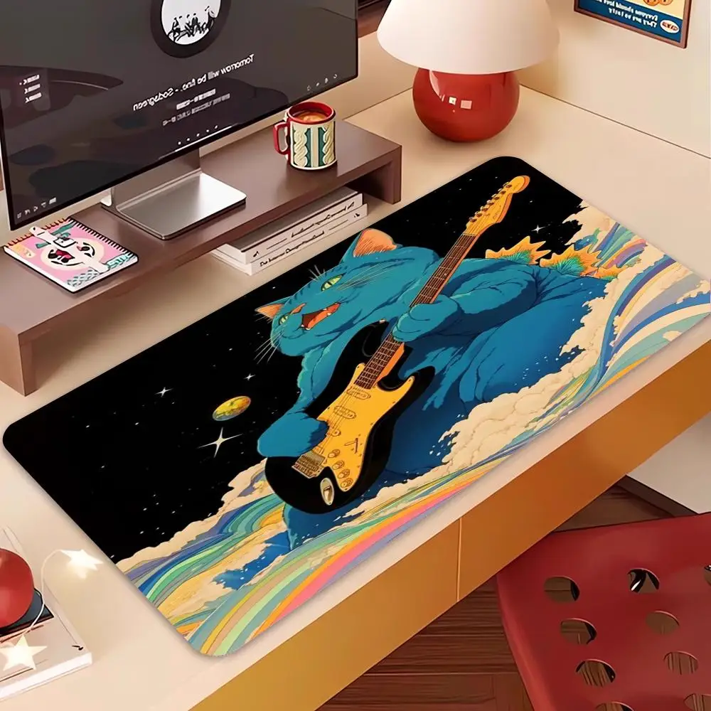 大型マウスパッド、オフィスパッド、ゴム製滑り止めマウスパッドデスクパッド、頑丈で耐久性があり、あらゆるシーンに適しています、PCアクセサリー、デスク