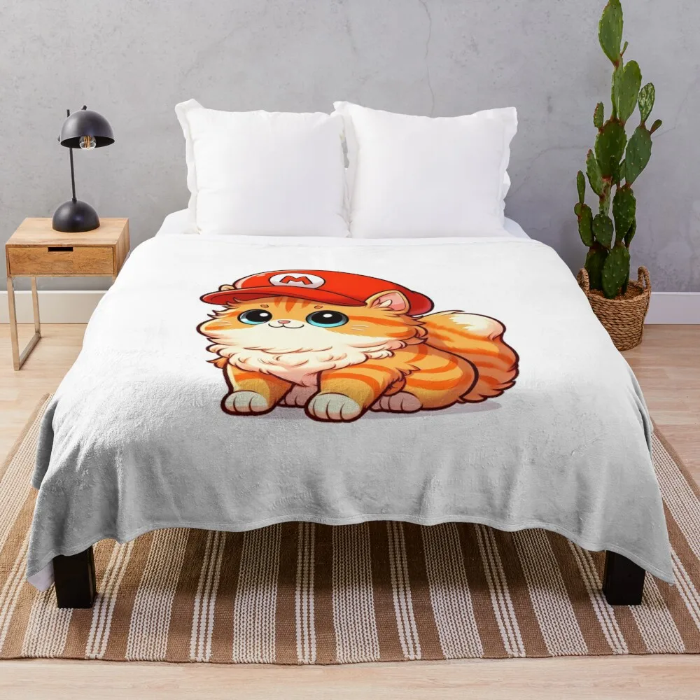 Great Meowth Throw Blanket For Sofa Thin Shaggy Tourist Flannel Blankets