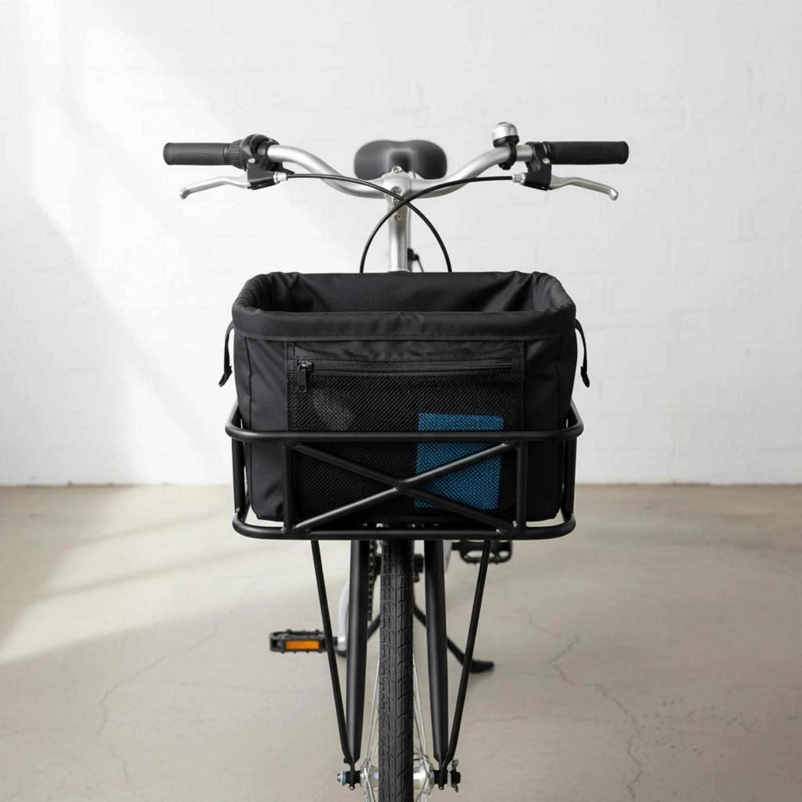 

Electric Bike Rear Basket Reinforced Heavy Duty Bike Basket Waterproof Easy to Remove for Shopping