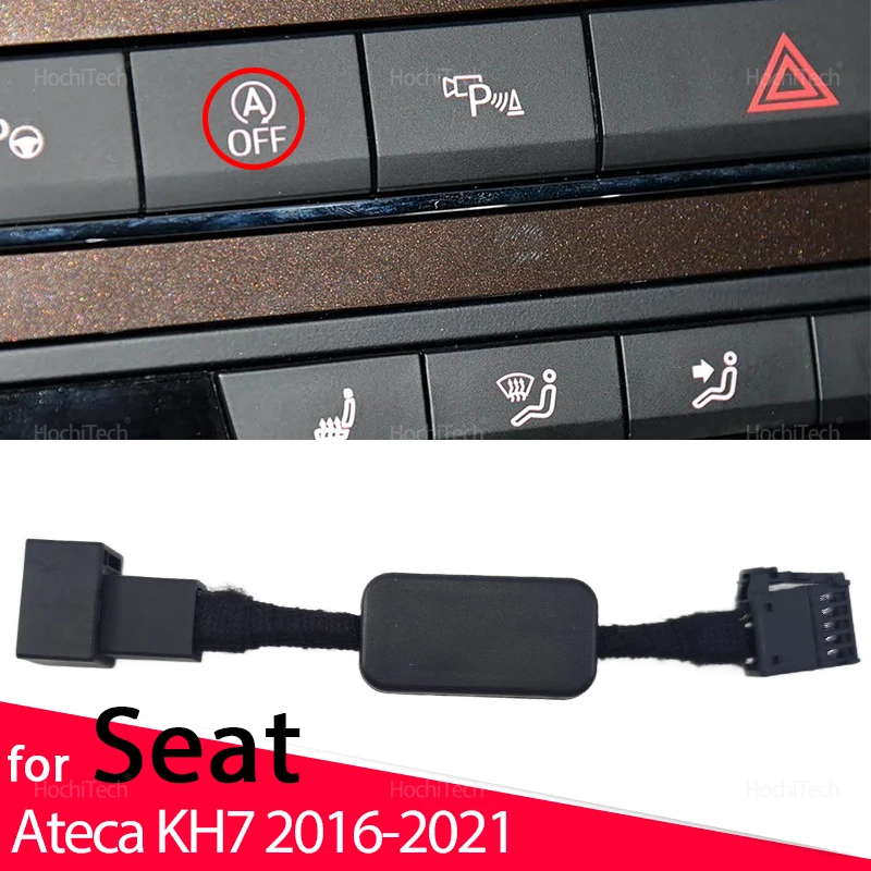 Para Seat Ateca KH7 2016-2021 sistema de parada de arranque automático del motor Cable de enchufe del Sensor de Control eliminador de apagado 2018 2019 2020