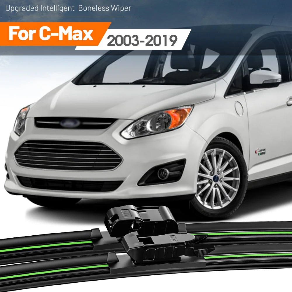 2x For Ford C-Max CMax C Max 2003-2019 Front Windshield Wiper Blades 2004 2007 2008 2011 2014 2018 Windscreen Window Accessories