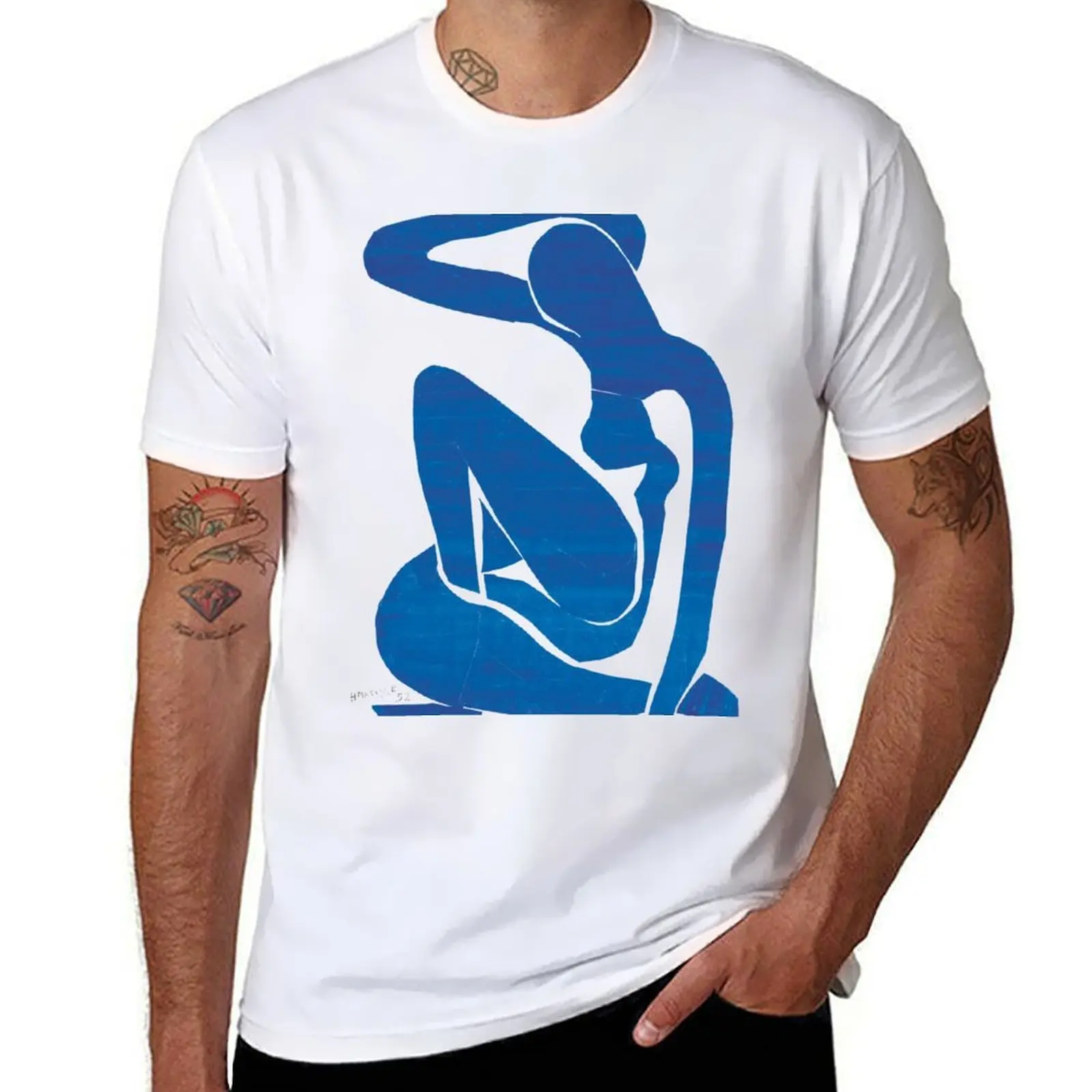 HENRI MATISSE BLUE NUDE T-Shirt man t shirt cotton high quality cotton t shirt man T-Shirt