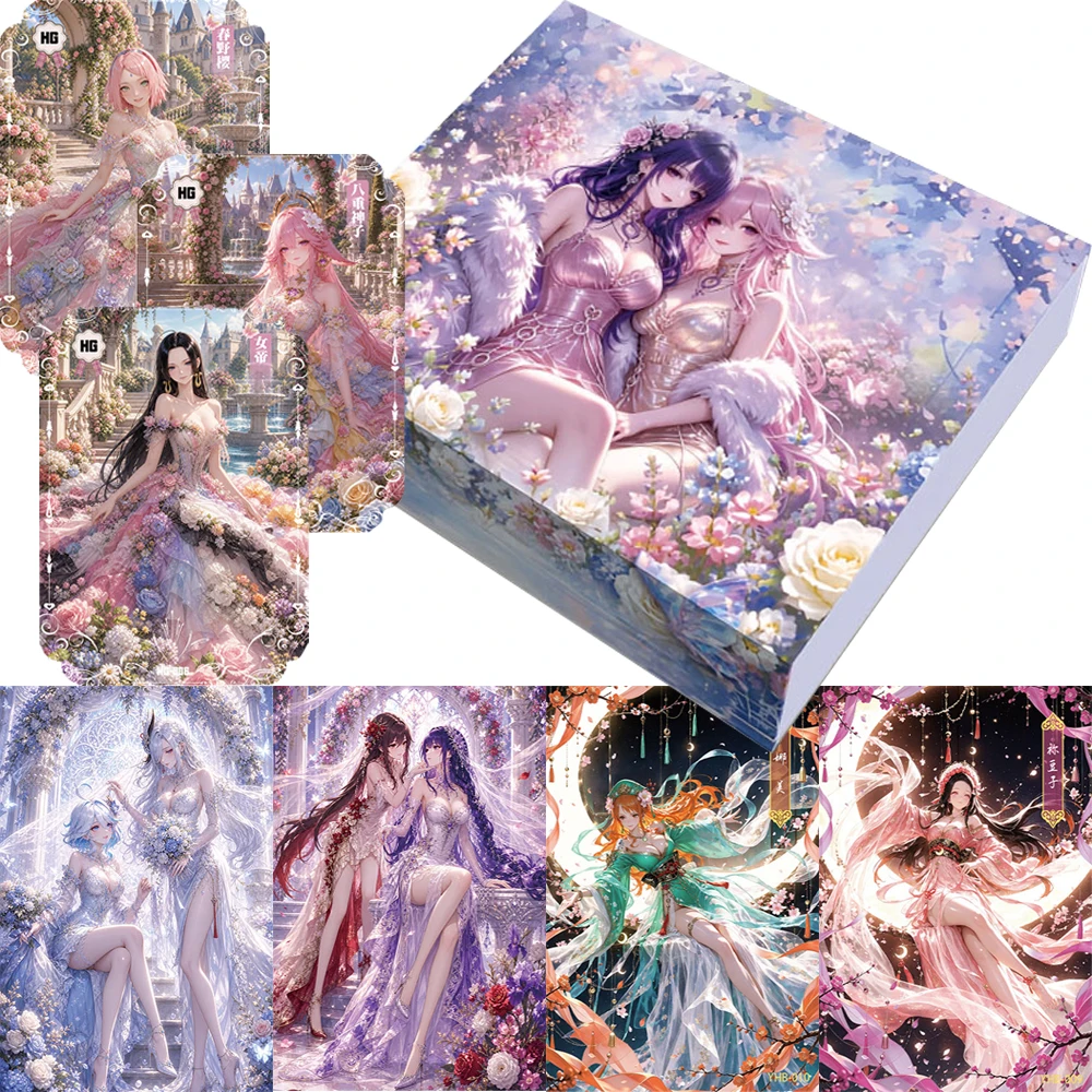 Cartes de collection Riddle Secret Chamber, cartes de personnages de haute qualité, anime, femme, fête, charme mûr, tentation, pour adultes ‌   Cadeau