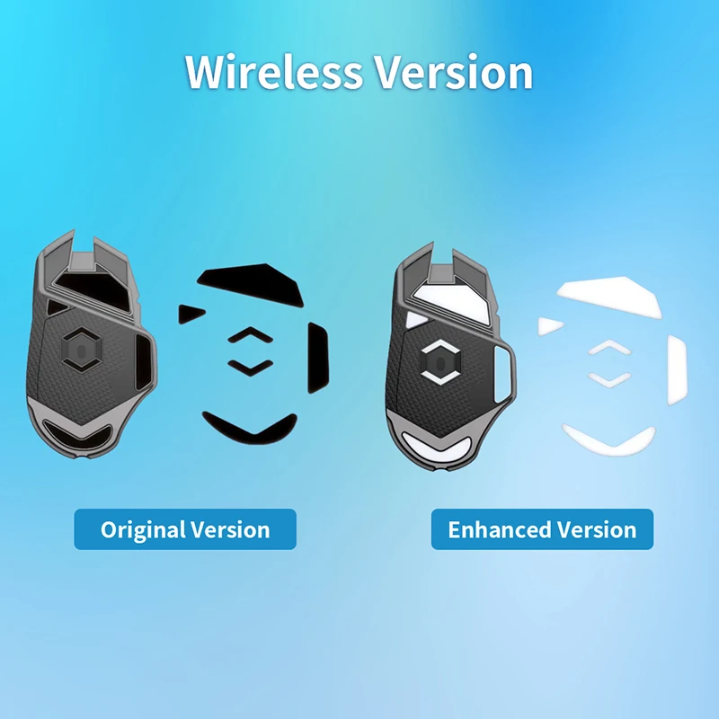 1Set New Mouse Skate Feet Pad For G502 Superlight Mouse Glides Curve Edge Mouse Non-slip Foot Stickers W/Alcohol Pad