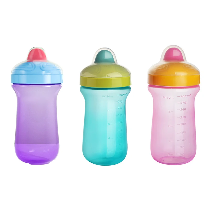 Portable Silicone Squeezing Feeding Bottle High-capacity Newborn Baby Training Drink Bottle Safe Tableware Training Feeder