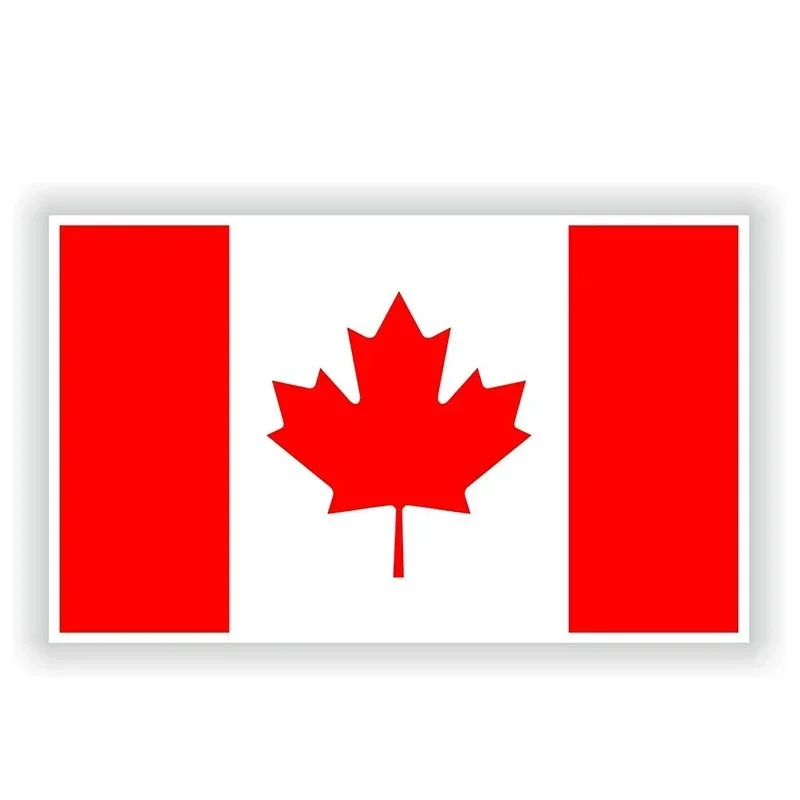 

Personality Canadian Flag Vinyl Waterproof Car Sticker Bumper R Car Bike Moto Scratch Resistant Exterior Decal PVC, 10cm