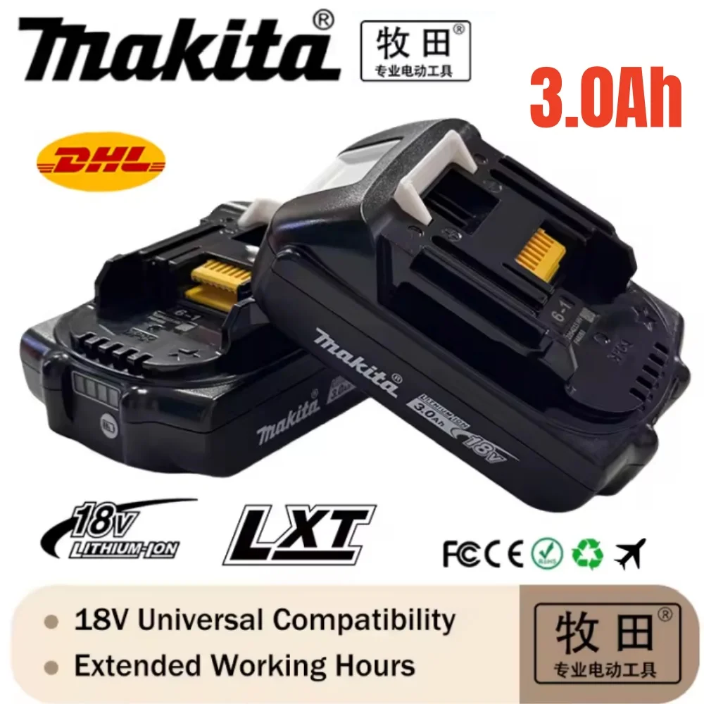 

Original Makita 18V 3Ah Rechargeable Lithium-Ion Battery BL1820B Compatible with Makita 18V Power Tools