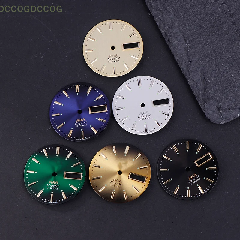 3 A Dual Calendar Literal Men's Watch Accessories For 46941/46943 Movement Vintage Watch Dial DIY Parts