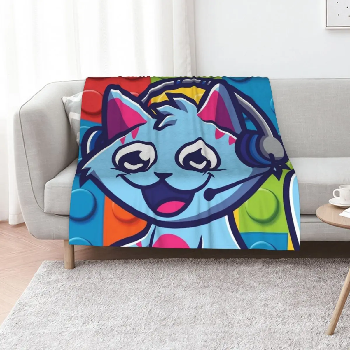 

gravycatman Throw Blanket Personalized Gift Luxury For Decorative Sofa Comforter Blankets