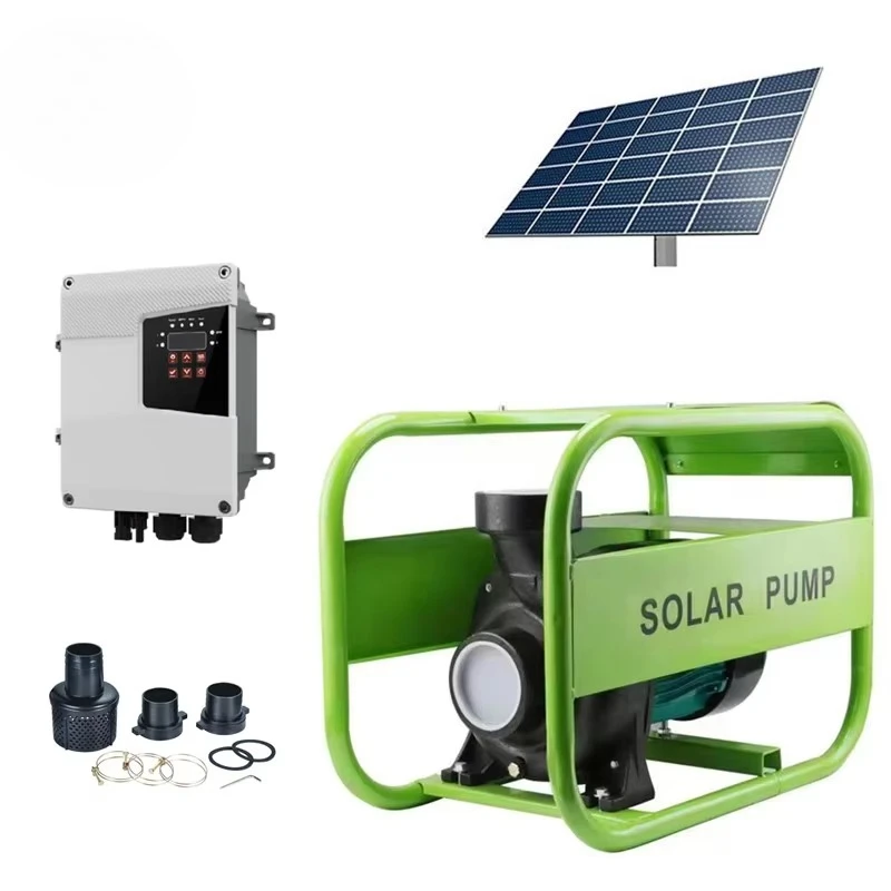 

RisesSolar 550w Solar DC Surface Centrifugal Water Pump High Pressure Surface Solar Water Pump For Agriculture Irrigation