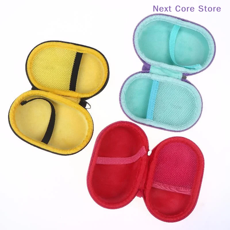 Portable Mouse Zipper Storage Case EVA Hard Shell Wireless Gaming Mouse Travel Bag Anti-slip Protective Pouch