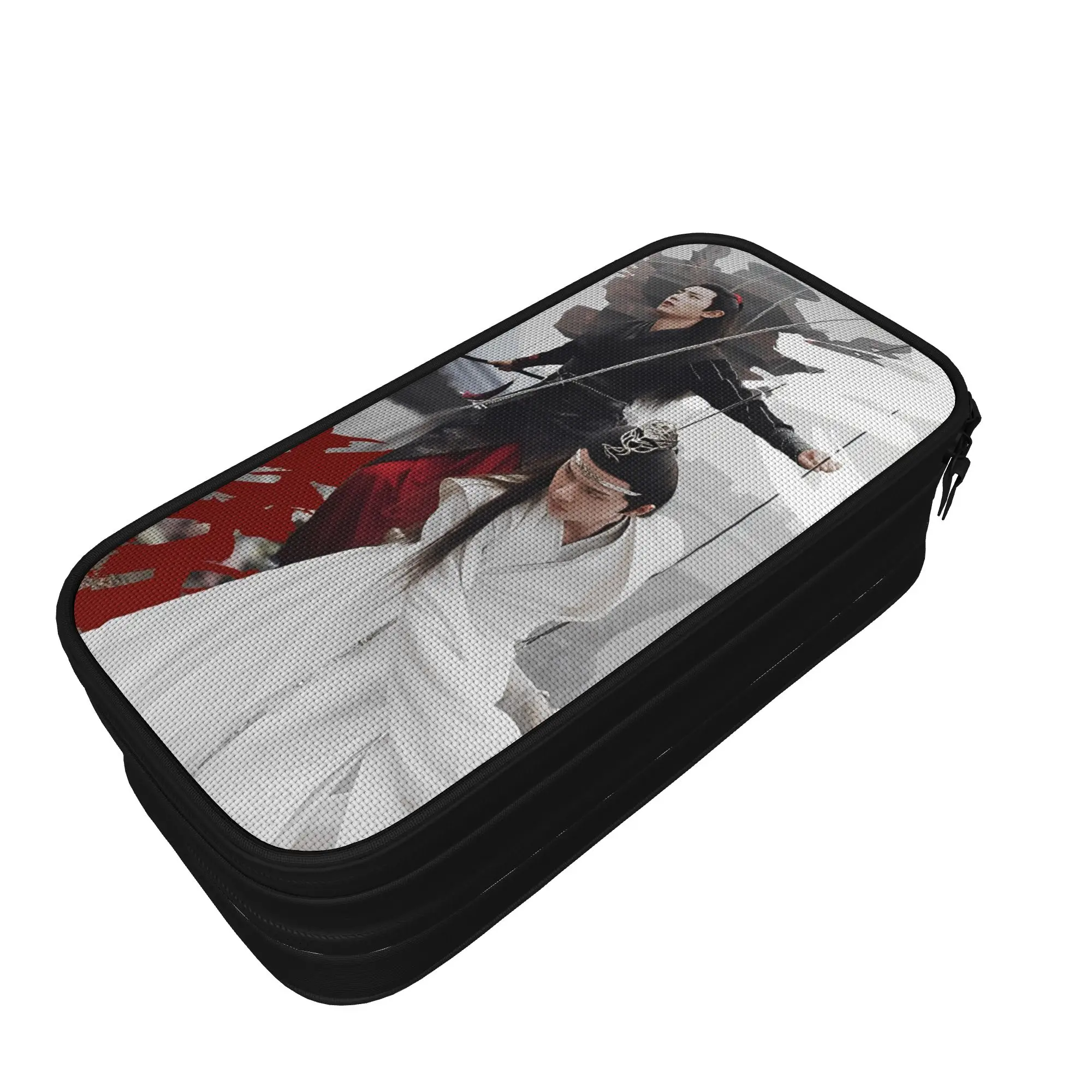 WangXian The Untamed Pencil Cases Cute Lan Wangji Wei Wuxian Pen Holder Bag Big Capacity School Cosmetic Pencilcases Stationery