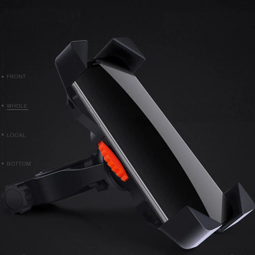 Adjustable Black Phone Holder Shockproof for Electric Motorcycle Mountain Bike Mobile Bracket Stand Tight Non-Slip Bike Phone