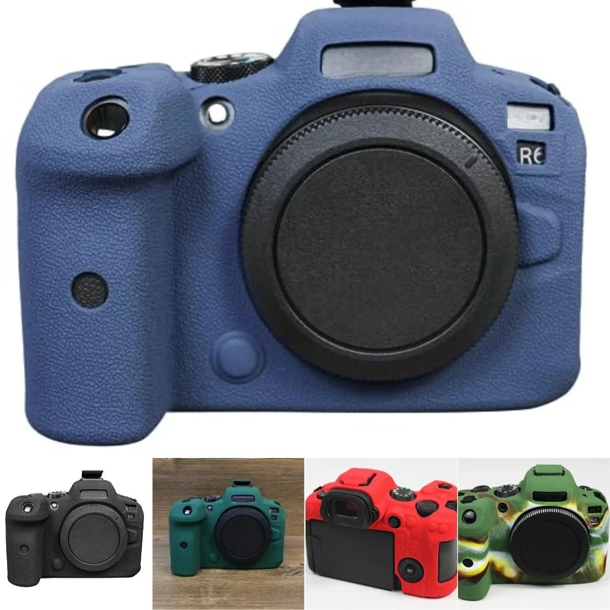 For Canon EOS R6 R6II Mark II 2 Camera Bag Heavy Duty Silicone Cover - Anti-Dust Scratch Resistant
