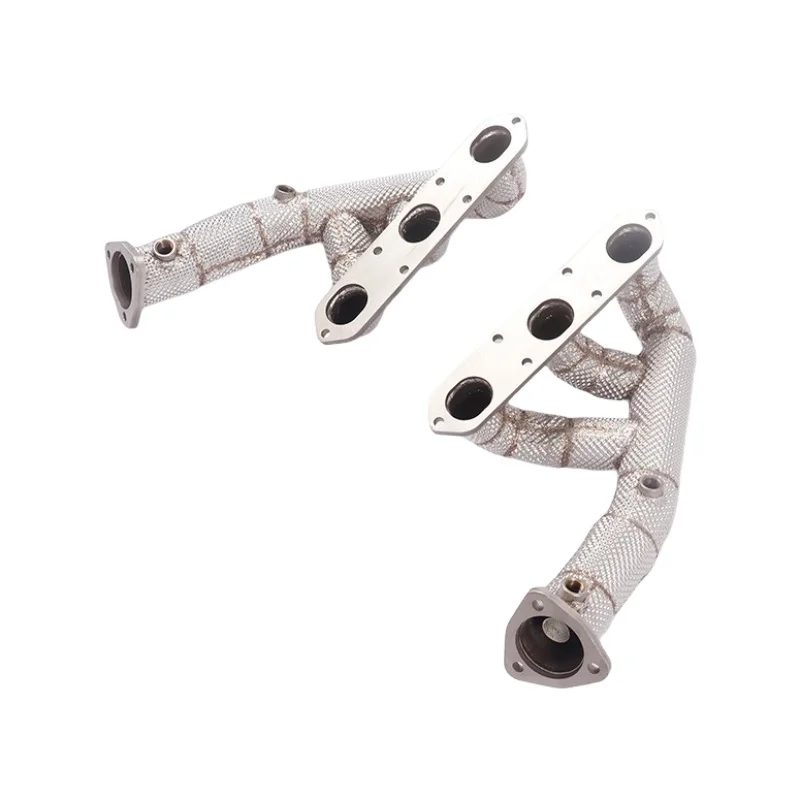 For Porsche Boxster Cayman Exhaust System Header 981/987 2.7/2.9/3.4 2005-2019 Exhaust Manifold Includes Exhaust Pipes
