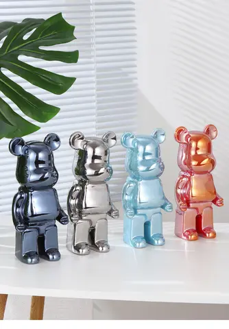 50 cm Björn 700% Staty Skrivbordstillbehör Sovrumsdekoration och Lyxiga Vardagsrumsfigurer Julklappar Actionfigurer 6 best sales björnsten 50cm - №3