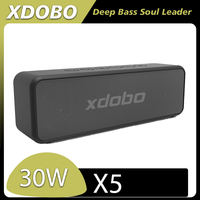 XDOBO X5 Portable 30W outdoor Bluetooth speaker BT5.0 TWS Loud stereo subwoofer Waterproof wireless subwoofer player TF card/AUX