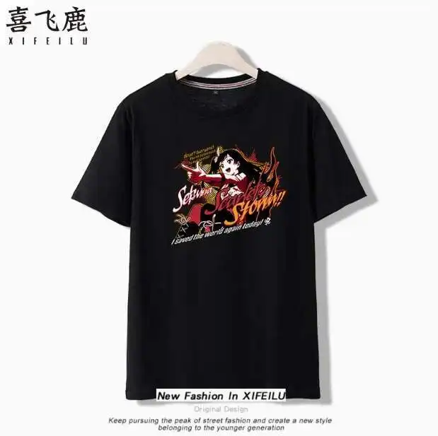 

Anime Lovelive Minami Kotori Kosaka Honoka Short Sleeve T-Shirt Summer Cosplay Costume Casual Student Loose Tops anime