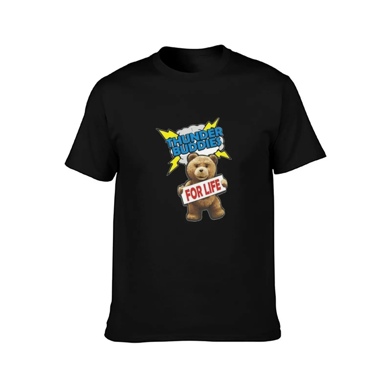 Ted Thunder Buddies T-Shirt t shirt for man 100 percent cotton T-Shirt