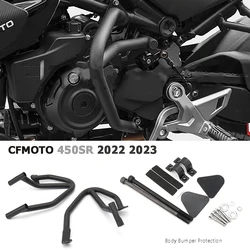 New Motorcycle Left and Right Engine Tank Guard Crash Bar Bumpers Protection For CFMOTO 450 SR 450SR 450sr 2022 2023