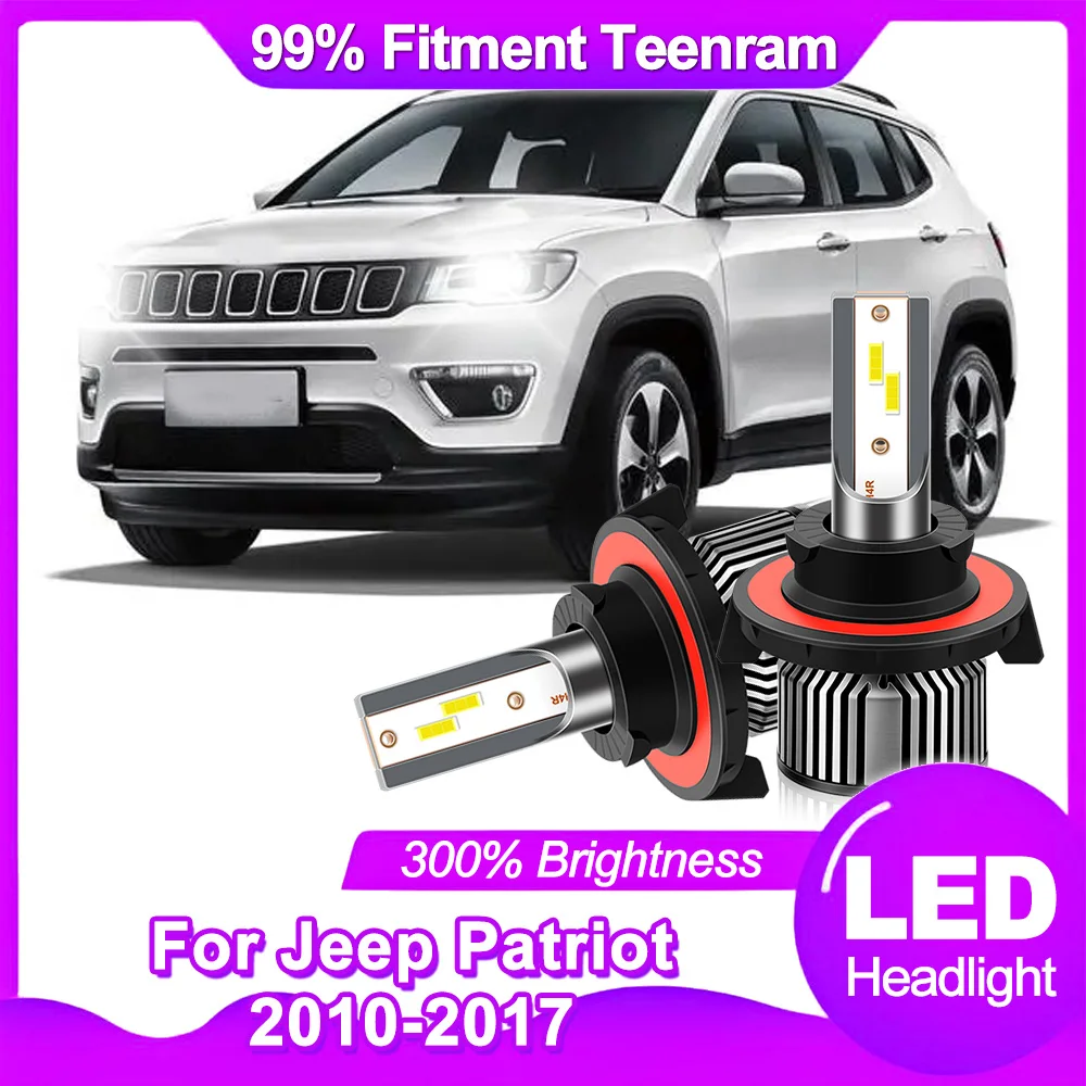

Canbus LED Headlight Bulbs 20000LM Car Headlamps 12V Turbo Auto Lamps For Jeep Patriot 2010 2011 2012 2013 2014 2015 2016 2017