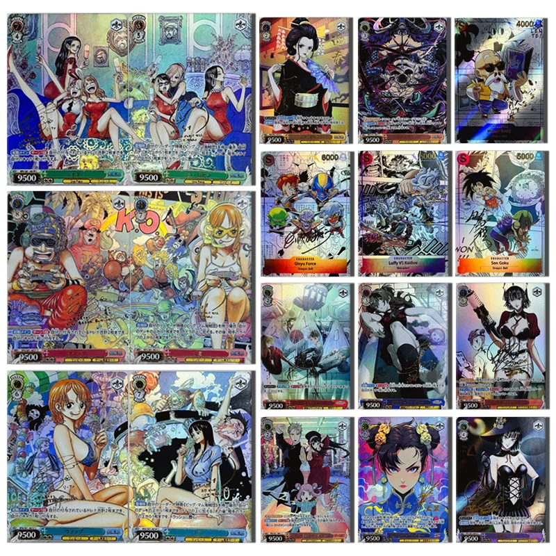 

Goddess Story DIY homemade flashcard collection Son Goku Nami Monkey D. Luffy Yor Forger boy collection Birthday Christmas gifts