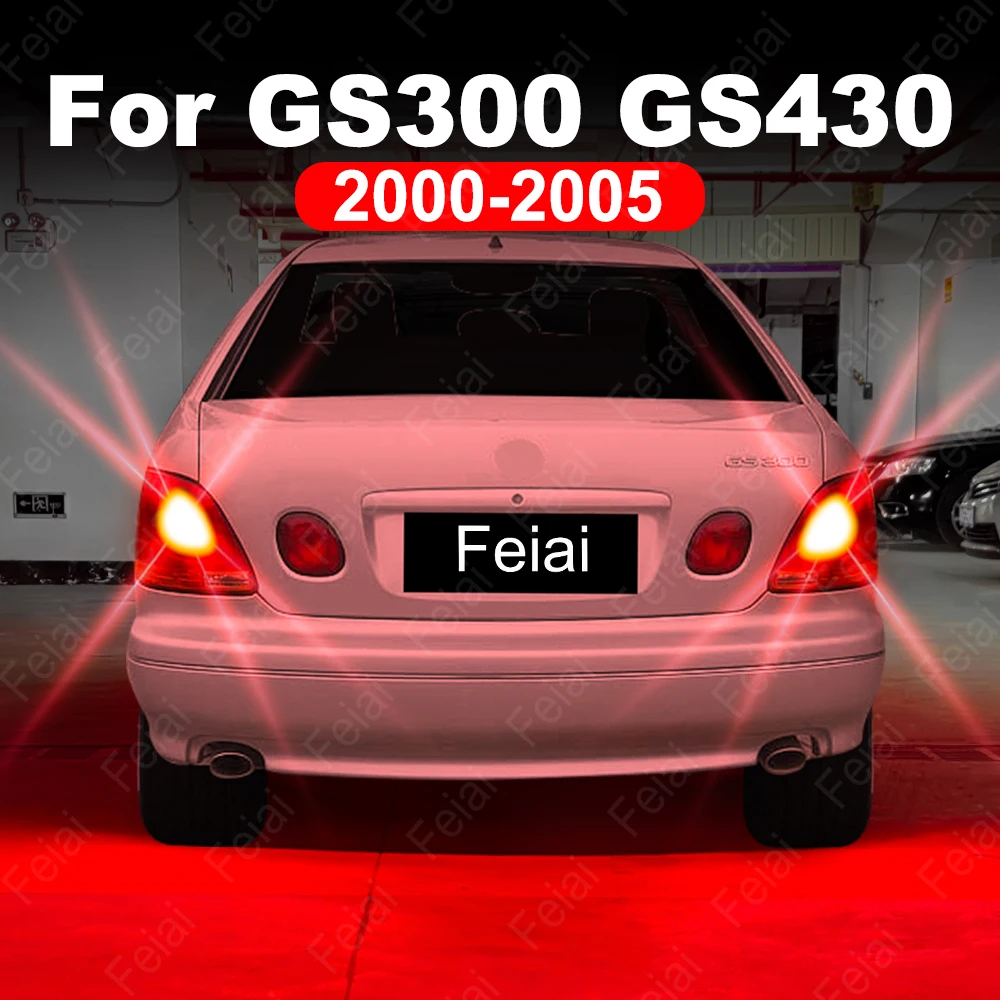 LED Brake Light Bulb For Lexus GS300 GS430 2000 2001 2002 2003 2004 2005 GS 430 300 Accessories LED Strobe Stop Lights Bulbs