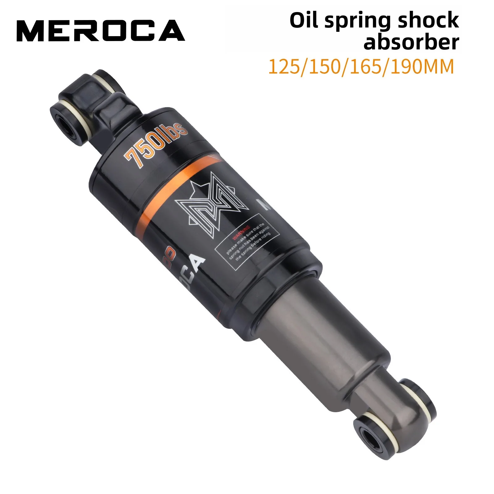 

Bicycle oil spring shock absorber, scooter mountain bike rear shock absorber, spring rear tank 125 150 165mm