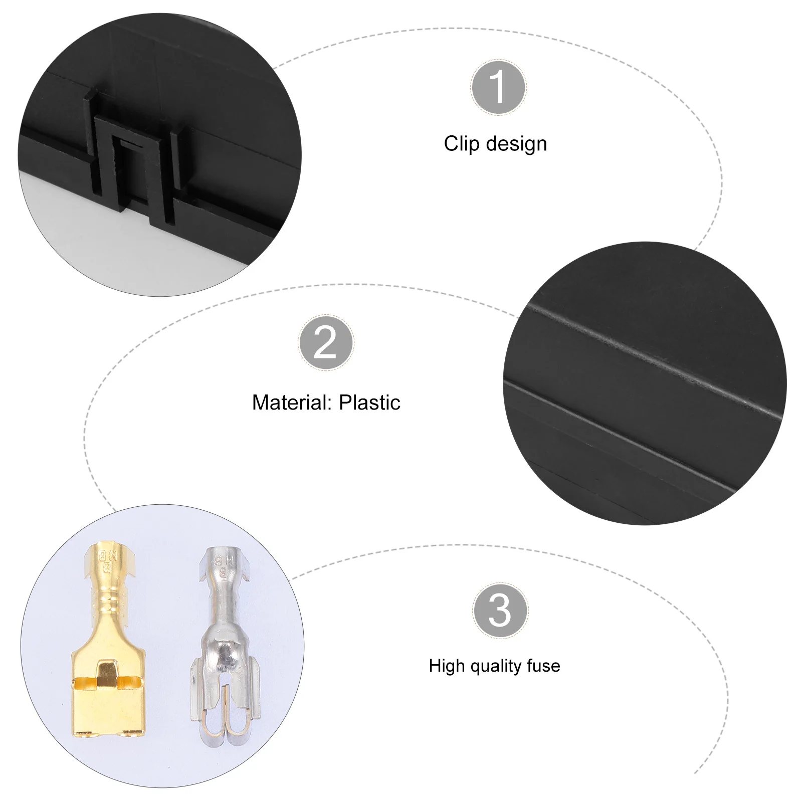 

Holder Box 12V 40A 4 Pin Waterproof For Car Truck Trailer Auto Relay Socket Auto Fuse Box Blade Fuse Case
