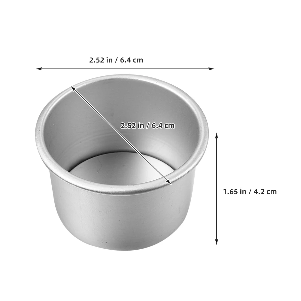 

5pcs Round Metal Cake Pans Detachable Bottom Nonstick Baking Molds For Cake Pie Dessert Aluminum Alloy Bakeware Tools