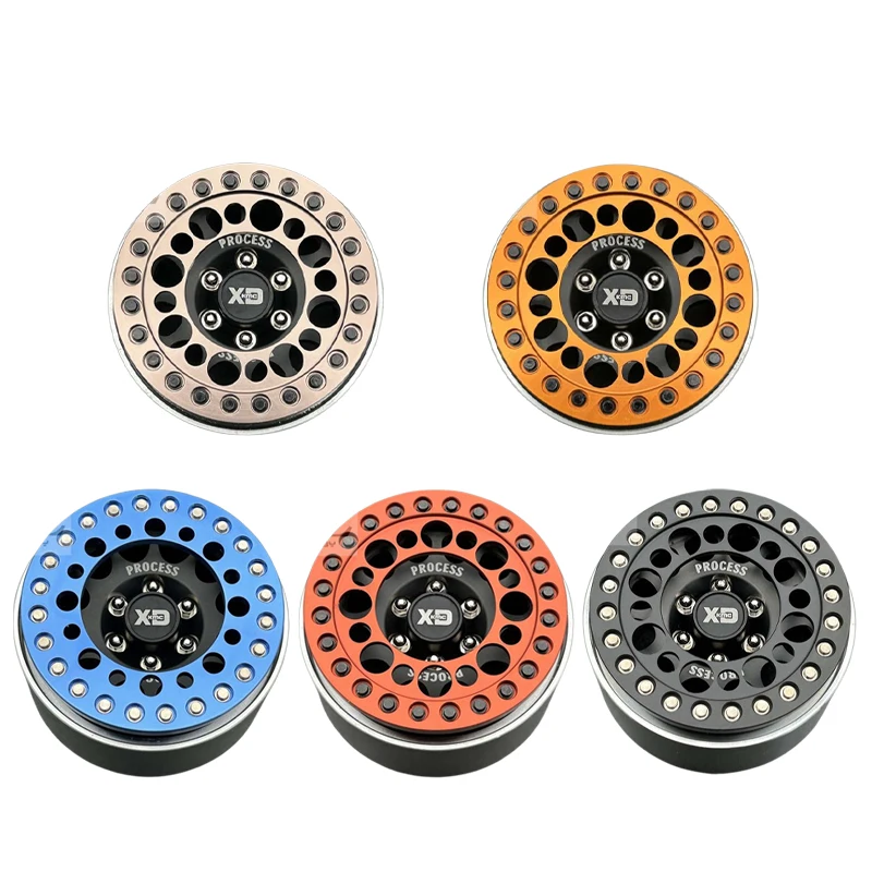 Metal 1.9/2.2 Inch Simulation Wheel Hub for 1/10 RC Crawler Car Traxxas TRX4 Defender AXIAL SCX10 RC4WD Accessories