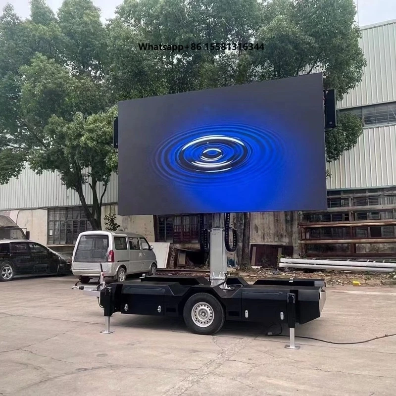 EF8 Led Display Trailer Waterproof Full Color LED Screen Mobile Led Advertising Billboard Trailer