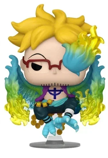 2024 새로운 FUNKO POP!!! 애니메이션 원피스 시리즈 마르코 #1477 독점 비닐 피규어, PVC 모델 컬렉션, 어린이용 장난감