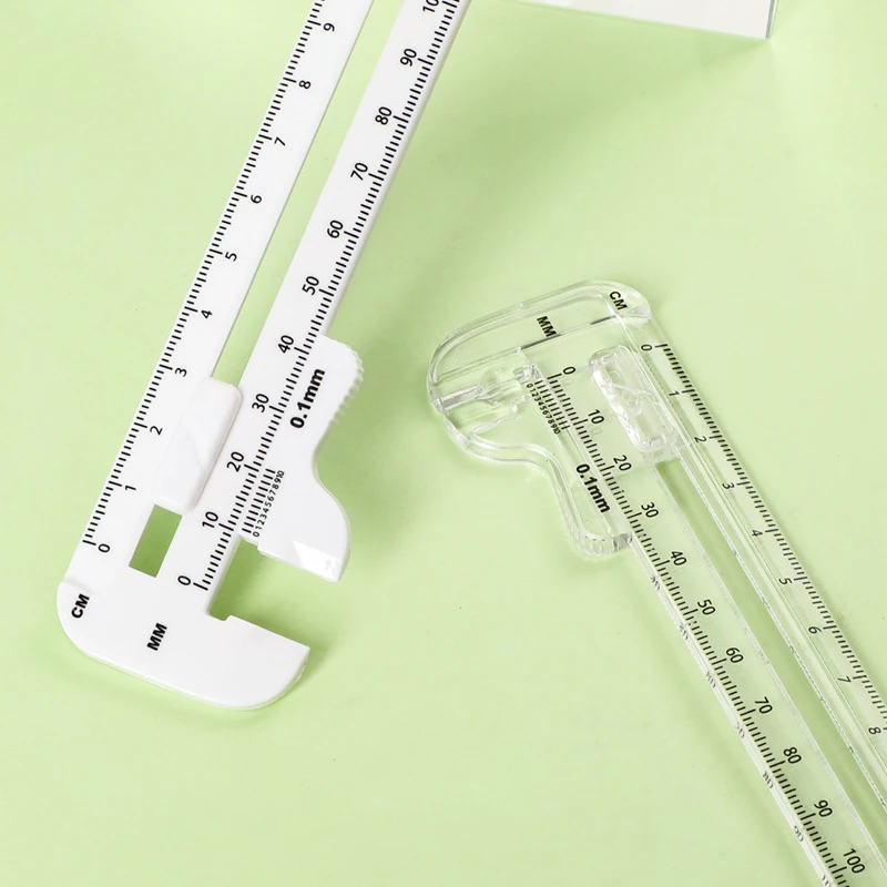 Plastic multifunctional vernier caliper, high-precision industrial grade student mini tool, measuring ruler
