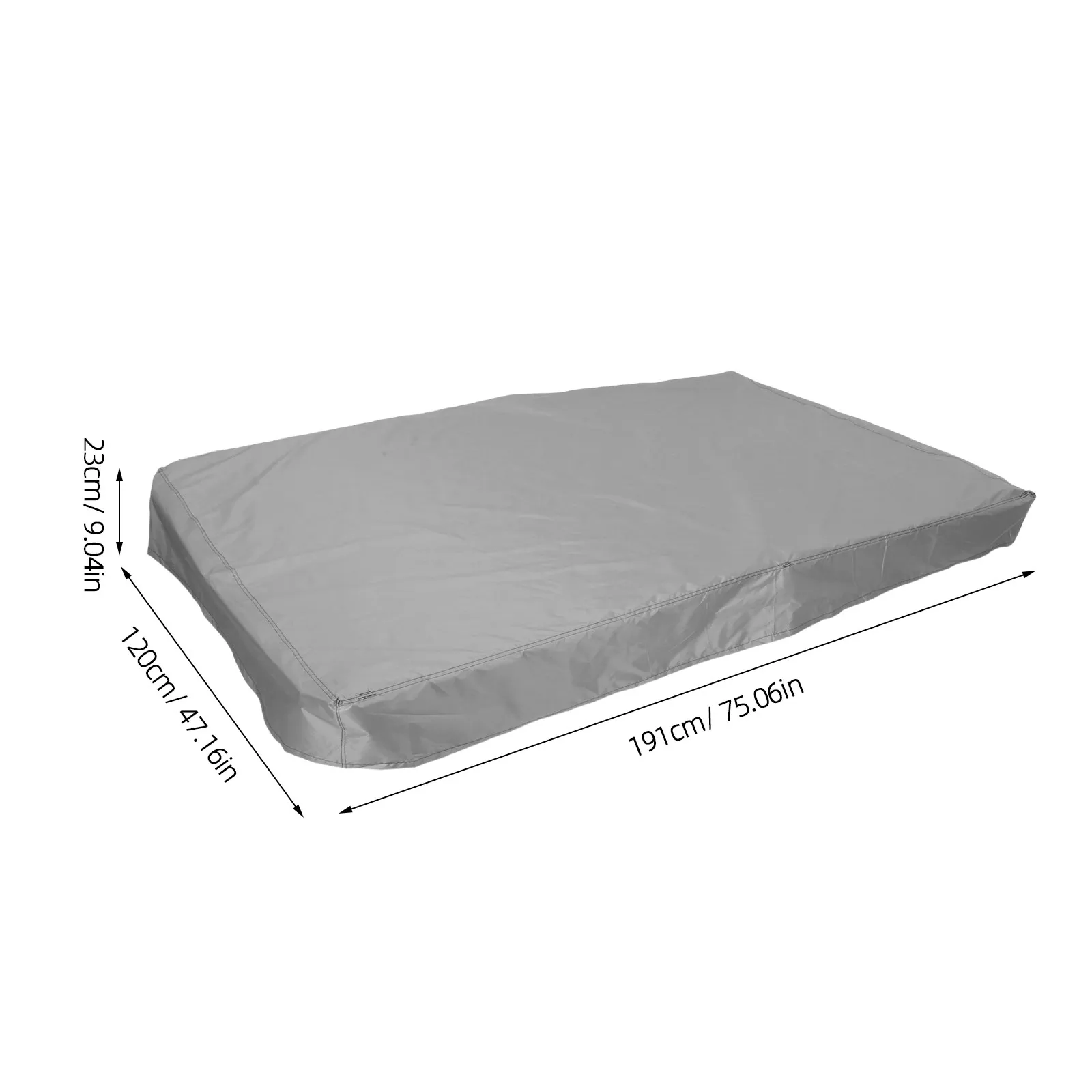 Oxford Cloth Garden Swing Canopy Cover Waterproof Uv Resistant Outdoor Patio Swing Replacement Rain Shade Cover