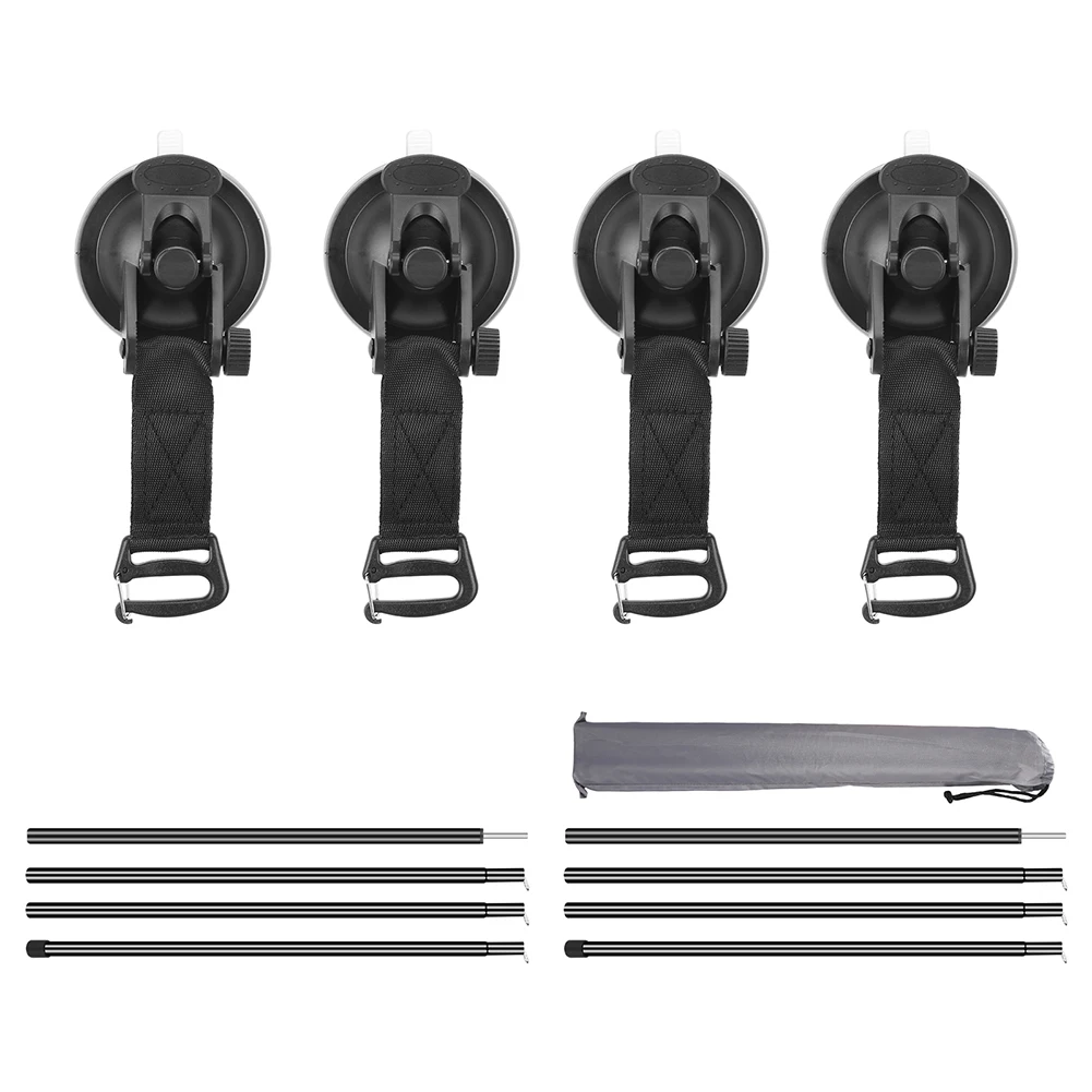 Zelts tangen Strand Baldachin Plane Stahls tangen für Camping Markise Angeln Sonnenschutz Hinterhof Outdoor Schatten tragbare Stütz stab – Detail 5