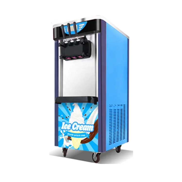 Yogurt Soft Ice Cream Machine Compressor Includes Cone Maker Cup Filling Equipment for Hard Ice Cream Manufacturing Plant