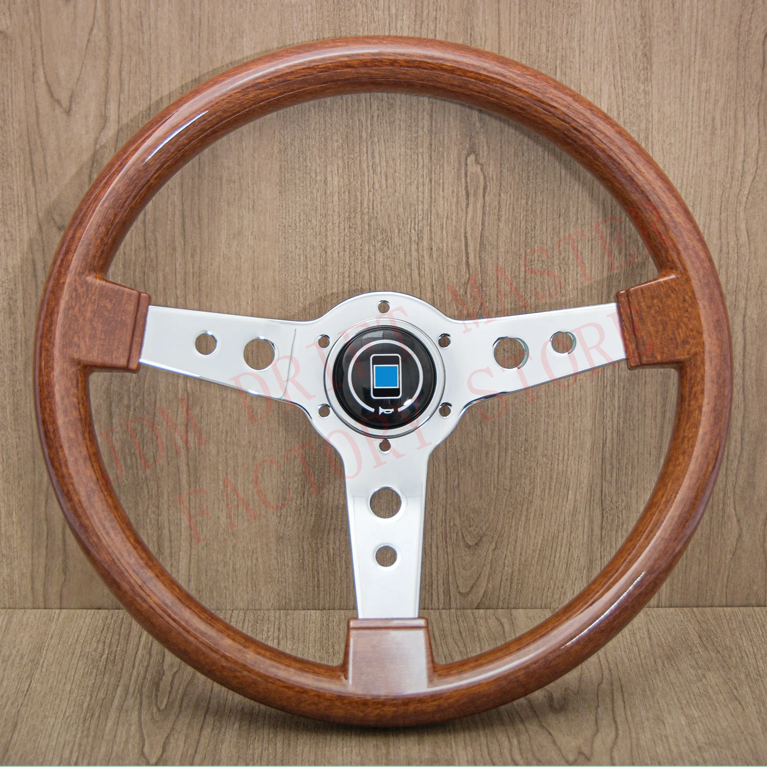 14Inch Universal ABS Nardi Wood Steering Wheel Car JDM Sim Racing Steering Wheel For VW HONDA TOYOTA